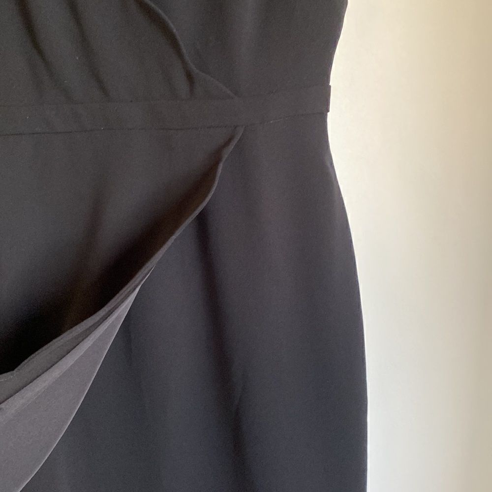 J CREW Scalloped Faux Wrap Sleeveless Sheath Dress    - Picture 7 of 11